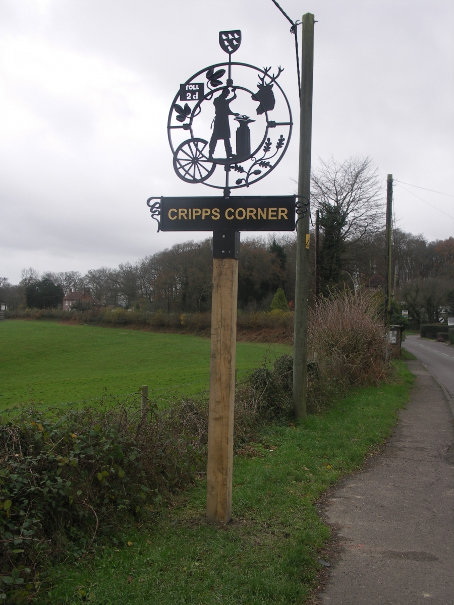 Village Signs Michael Hart Blacksmith