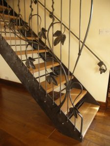 interior staircase handrail